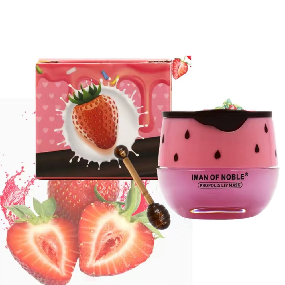 Moisturizing Lip Balm Strawberry w/spoon